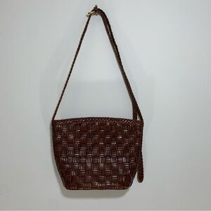 CEM vintage Brown Woven Shoulder Bag